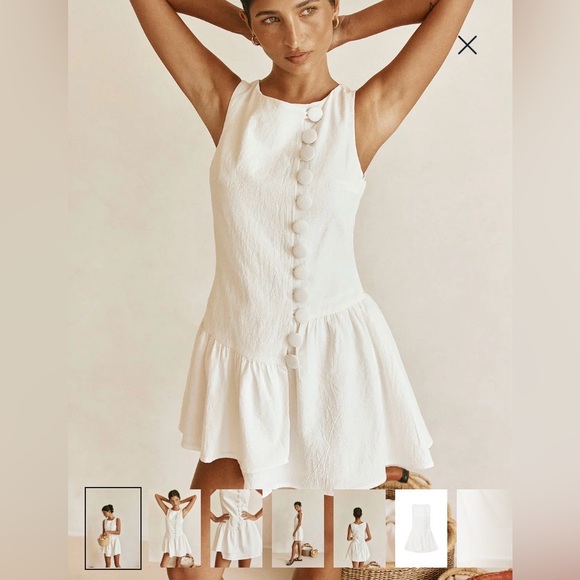 Sabo Skirt Dresses & Skirts - NWT white sabo skirt alfresco dress - small